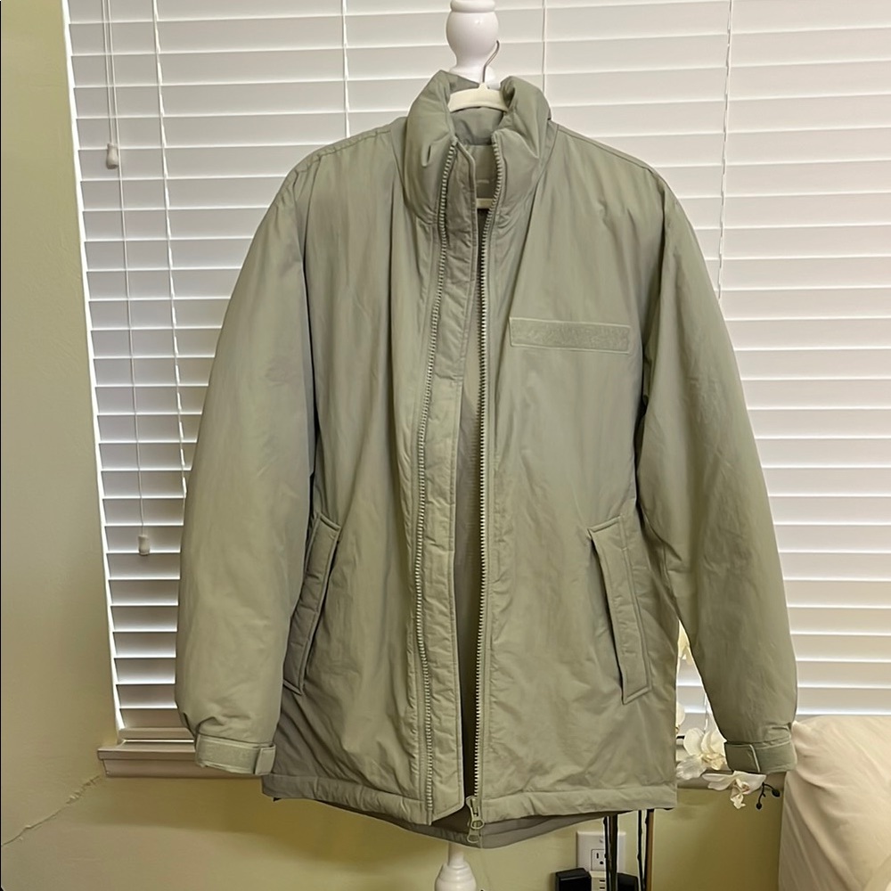 Korean Brand 8seconds Men's Green Puffer Jacket